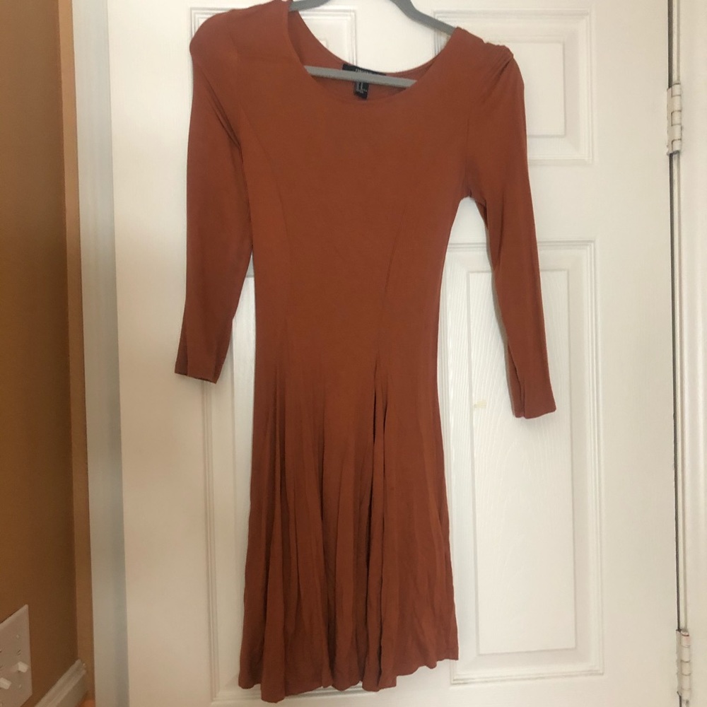 Burnt orange dress